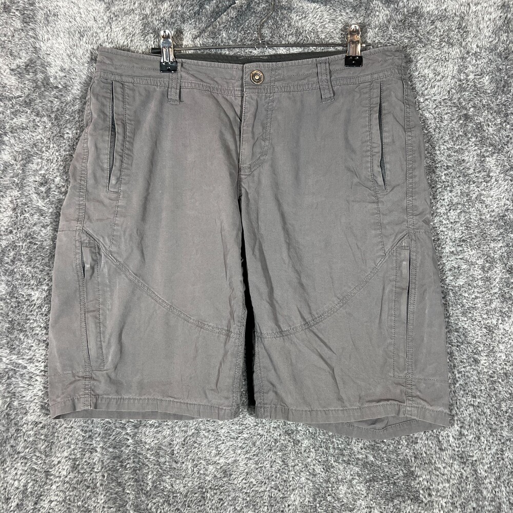 Kuhl Spire Shorts Womens Waist 32 No Size Tag Gray Bermuda Outdoors Hiking